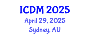 International Conference on Data Mining (ICDM) April 29, 2025 - Sydney, Australia