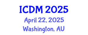 International Conference on Data Mining (ICDM) April 22, 2025 - Washington, Australia
