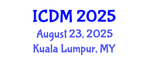 International Conference on Data Mining (ICDM) August 23, 2025 - Kuala Lumpur, Malaysia