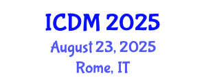 International Conference on Data Mining (ICDM) August 23, 2025 - Rome, Italy