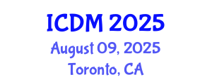 International Conference on Data Mining (ICDM) August 09, 2025 - Toronto, Canada