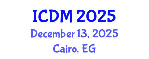 International Conference on Data Mining (ICDM) December 13, 2025 - Cairo, Egypt