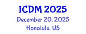 International Conference on Data Mining (ICDM) December 20, 2025 - Honolulu, United States