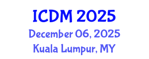 International Conference on Data Mining (ICDM) December 06, 2025 - Kuala Lumpur, Malaysia