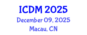 International Conference on Data Mining (ICDM) December 09, 2025 - Macau, China