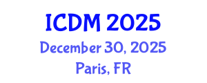 International Conference on Data Mining (ICDM) December 30, 2025 - Paris, France