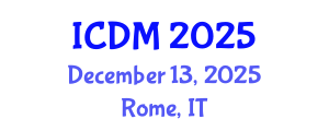 International Conference on Data Mining (ICDM) December 13, 2025 - Rome, Italy