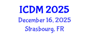 International Conference on Data Mining (ICDM) December 16, 2025 - Strasbourg, France
