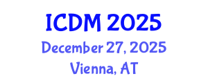 International Conference on Data Mining (ICDM) December 27, 2025 - Vienna, Austria