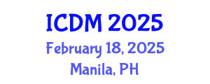 International Conference on Data Mining (ICDM) February 18, 2025 - Manila, Philippines