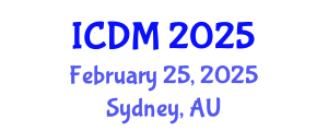 International Conference on Data Mining (ICDM) February 25, 2025 - Sydney, Australia