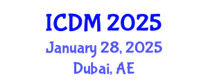 International Conference on Data Mining (ICDM) January 28, 2025 - Dubai, United Arab Emirates