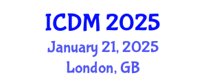 International Conference on Data Mining (ICDM) January 21, 2025 - London, United Kingdom