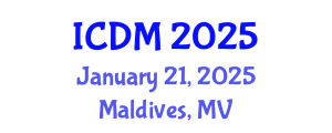 International Conference on Data Mining (ICDM) January 21, 2025 - Maldives, Maldives