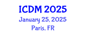 International Conference on Data Mining (ICDM) January 25, 2025 - Paris, France