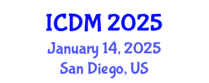 International Conference on Data Mining (ICDM) January 14, 2025 - San Diego, United States