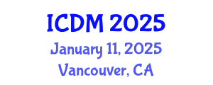 International Conference on Data Mining (ICDM) January 11, 2025 - Vancouver, Canada