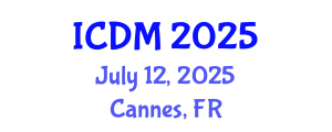 International Conference on Data Mining (ICDM) July 12, 2025 - Cannes, France