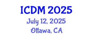 International Conference on Data Mining (ICDM) July 12, 2025 - Ottawa, Canada