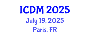 International Conference on Data Mining (ICDM) July 19, 2025 - Paris, France