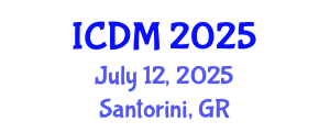 International Conference on Data Mining (ICDM) July 12, 2025 - Santorini, Greece