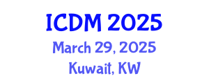 International Conference on Data Mining (ICDM) March 29, 2025 - Kuwait, Kuwait