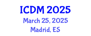 International Conference on Data Mining (ICDM) March 25, 2025 - Madrid, Spain