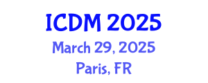 International Conference on Data Mining (ICDM) March 29, 2025 - Paris, France