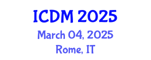 International Conference on Data Mining (ICDM) March 04, 2025 - Rome, Italy