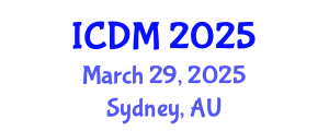 International Conference on Data Mining (ICDM) March 29, 2025 - Sydney, Australia