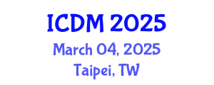 International Conference on Data Mining (ICDM) March 04, 2025 - Taipei, Taiwan