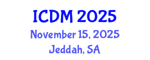 International Conference on Data Mining (ICDM) November 15, 2025 - Jeddah, Saudi Arabia