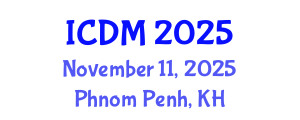 International Conference on Data Mining (ICDM) November 11, 2025 - Phnom Penh, Cambodia