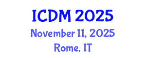 International Conference on Data Mining (ICDM) November 11, 2025 - Rome, Italy