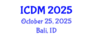 International Conference on Data Mining (ICDM) October 25, 2025 - Bali, Indonesia