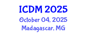 International Conference on Data Mining (ICDM) October 04, 2025 - Madagascar, Madagascar