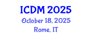 International Conference on Data Mining (ICDM) October 18, 2025 - Rome, Italy