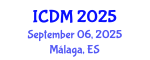 International Conference on Data Mining (ICDM) September 06, 2025 - Málaga, Spain