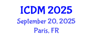 International Conference on Data Mining (ICDM) September 20, 2025 - Paris, France