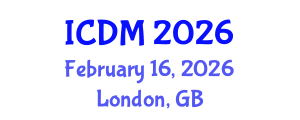 International Conference on Data Mining (ICDM) February 16, 2026 - London, United Kingdom International Conference on Data Mining (ICDM) February 16, 2026 - London, United Kingdom