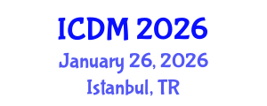 International Conference on Data Mining (ICDM) January 26, 2026 - Istanbul, Turkey International Conference on Data Mining (ICDM) January 26, 2026 - Istanbul, Turkey