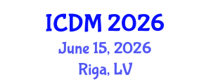 International Conference on Data Mining (ICDM) June 15, 2026 - Riga, Latvia