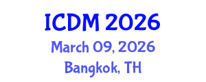 International Conference on Data Mining (ICDM) March 09, 2026 - Bangkok, Thailand International Conference on Data Mining (ICDM) March 09, 2026 - Bangkok, Thailand