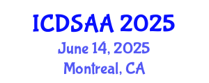 International Conference on Data Science and Advanced Analytics (ICDSAA) June 14, 2025 - Montreal, Canada