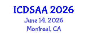 International Conference on Data Science and Advanced Analytics (ICDSAA) June 14, 2026 - Montreal, Canada