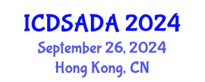 International Conference on Data Science and Data Analytics (ICDSADA) September 26, 2024 - Hong Kong, China