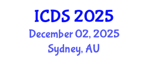 International Conference on Data Science (ICDS) December 02, 2025 - Sydney, Australia