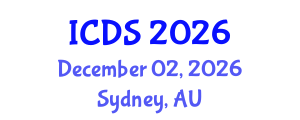 International Conference on Data Science (ICDS) December 02, 2026 - Sydney, Australia International Conference on Data Science (ICDS) December 02, 2026 - Sydney, Australia