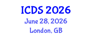 International Conference on Data Science (ICDS) June 28, 2026 - London, United Kingdom