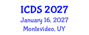 International Conference on Data Science (ICDS) January 16, 2027 - Montevideo, Uruguay International Conference on Data Science (ICDS) January 16, 2027 - Montevideo, Uruguay